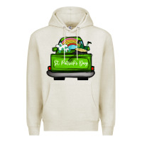 Oatmeal Heather St Patrick's Day Truck Premium Hoodie - Bettercallsaul