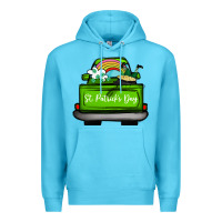Ocean Blue St Patrick's Day Truck Premium Hoodie - Bettercallsaul