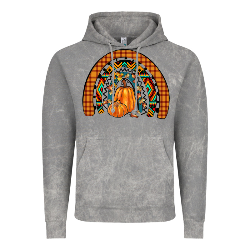 Fall Pumpkin Rainbow Vintage Hoodie by JahusDesignShop | Teevron