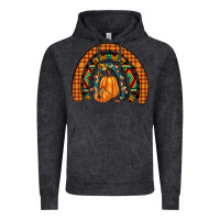Vintage Black fall pumpkin rainbow Vintage Hoodie - JahusDesignShop
