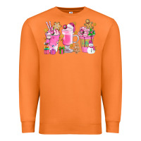 Carrot Pink Christmas Coffee Cups Bbs Premium Sweatshirt - BundleAndBundleShop