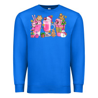 True Royal Pink Christmas Coffee Cups Bbs Premium Sweatshirt - BundleAndBundleShop