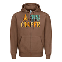 Chestnut cutest little camper Zipper Hoodie - MaliasSmallBusiness
