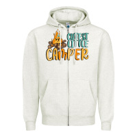 Oatmeal Heather cutest little camper Zipper Hoodie - MaliasSmallBusiness