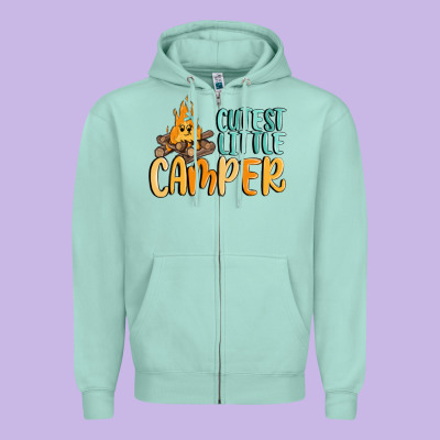 Cutest Little Camper Zipper Hoodie Designed By Maliassmallbusiness