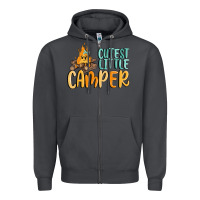 Smoke cutest little camper Zipper Hoodie - MaliasSmallBusiness