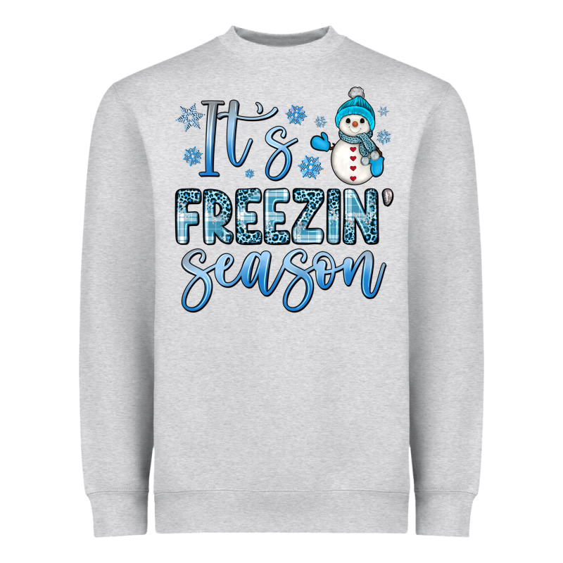It S Freezin Season Heavyweight Sweatshirt by JahusDesignShop | Teevron