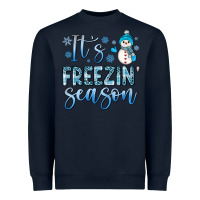 Navy it s freezin season Heavyweight Sweatshirt - JahusDesignShop