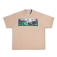 Burro merry christmas with santa sleigh Urban Heavy Tee - BundleAndBundleShop