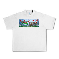 Lunar Rock merry christmas with santa sleigh Urban Heavy Tee - BundleAndBundleShop