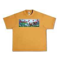 Peanut Butter merry christmas with santa sleigh Urban Heavy Tee - BundleAndBundleShop