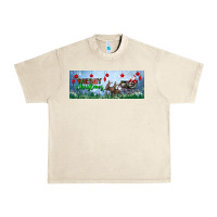 Sandshell merry christmas with santa sleigh Urban Heavy Tee - BundleAndBundleShop