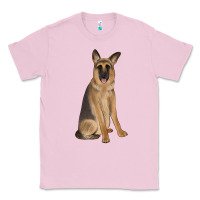 Bubblegum Pink german shepherd Classic Tee - JahusDesignShop