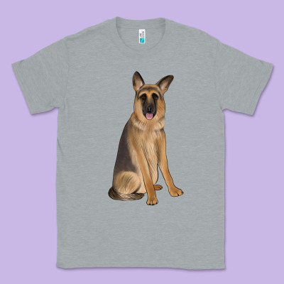 German Shepherd Classic Tee Designed By Jahusdesignshop