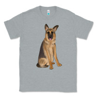 Heather Grey german shepherd Classic Tee - JahusDesignShop