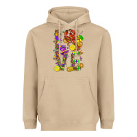 Mushroom Love Crawfish Mardi Gras Heavyweight Hoodie - BundleAndBundleShop