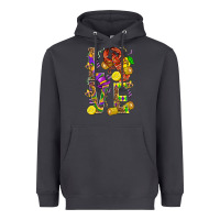Smoke Love Crawfish Mardi Gras Heavyweight Hoodie - BundleAndBundleShop