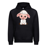 Foreset Green Cartoon Lamb Urban Hoodie - HowdyJamesFarm