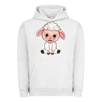 Pigment Lunar Rock Cartoon Lamb Urban Hoodie - HowdyJamesFarm