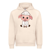 Sandshell Cartoon Lamb Urban Hoodie - HowdyJamesFarm