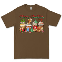 Cacao merry christmas gingerbread coffee cups Premium Tee - Zillion Design Studio