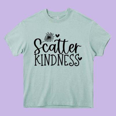 Kindness Heavy Core Tee Designed By Unal Design