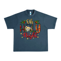 Midnight Navy oh holy night Urban Heavy Tee - BundleAndBundleShop
