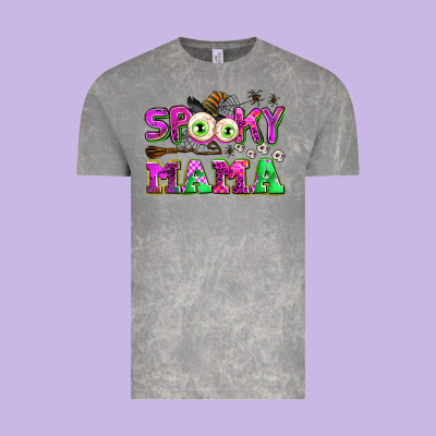 Spooky Mama Vintage Tee Designed By Adodesignshop