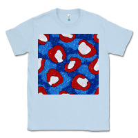 Dusty Blue glitter 4th of july seamless pattern 8 Classic Tee - BundleAndBundleShop