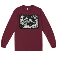 Burgundy cowhide background Long Sleeve Tee - AdoDesignShop