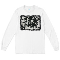 White cowhide background Long Sleeve Tee - AdoDesignShop