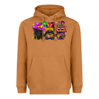 Meerkat Mardi Gras afro gnomies Heavyweight Hoodie - BundleAndBundleShop