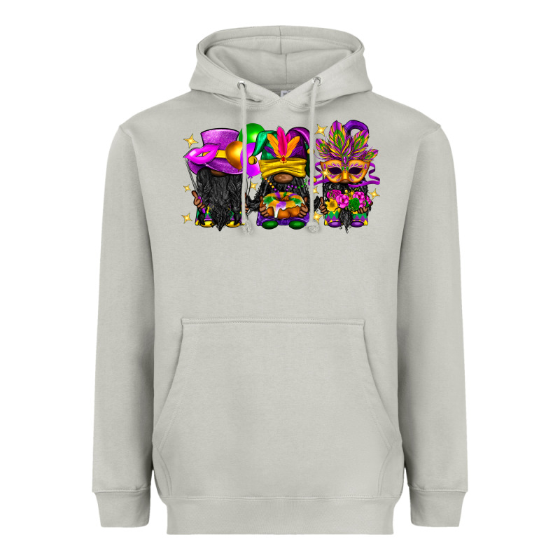 Mardi Gras Afro Gnomies Heavyweight Hoodie by BundleAndBundleShop | Teevron