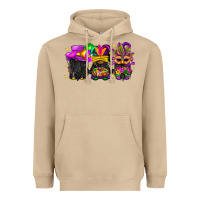 Mushroom Mardi Gras afro gnomies Heavyweight Hoodie - BundleAndBundleShop