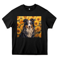 Black australian shepherd Heavy Core Tee - Unal Design