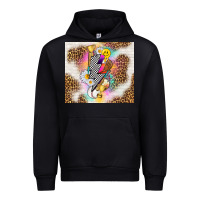 Black retro baseball with leopard Urban Hoodie - TumblerDesignByShophia