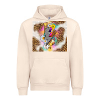 Sandshell retro baseball with leopard Urban Hoodie - TumblerDesignByShophia