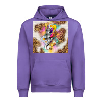 Tulip retro baseball with leopard Urban Hoodie - TumblerDesignByShophia
