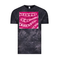 Cloud Black pink glitter heart Vintage Tee - JahusDesignShop