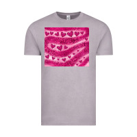Vintage Zinc pink glitter heart Vintage Tee - JahusDesignShop