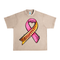 French Oak breast cancer sport ribbons Urban Heavy Tee - AdoDesignShop