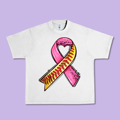 Breast Cancer Sport Ribbons Urban Heavy Tee Designed By Adodesignshop