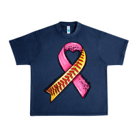 Navy breast cancer sport ribbons Urban Heavy Tee - AdoDesignShop