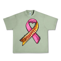 Oil Green breast cancer sport ribbons Urban Heavy Tee - AdoDesignShop