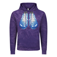 Cloud Purple blue cleats fa element Vintage Hoodie - FaDigitalArtStudio