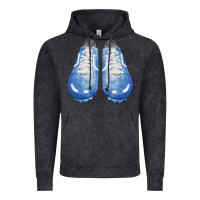Vintage Black blue cleats fa element Vintage Hoodie - FaDigitalArtStudio
