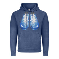 Vintage Denim blue cleats fa element Vintage Hoodie - FaDigitalArtStudio