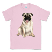 Bubblegum Pink pug Classic Tee - JahusDesignShop