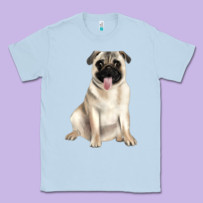 Pug Classic Tee Designed By Jahusdesignshop