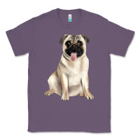 Lavender pug Classic Tee - JahusDesignShop